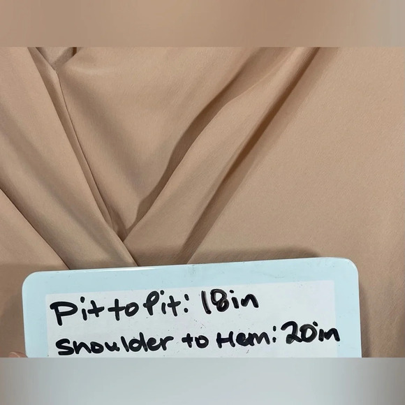 Rag & Bone Shields 100% Silk Drape-Front Top Blouse Women’s XXS Dusty Rose - Picture 15 of 16